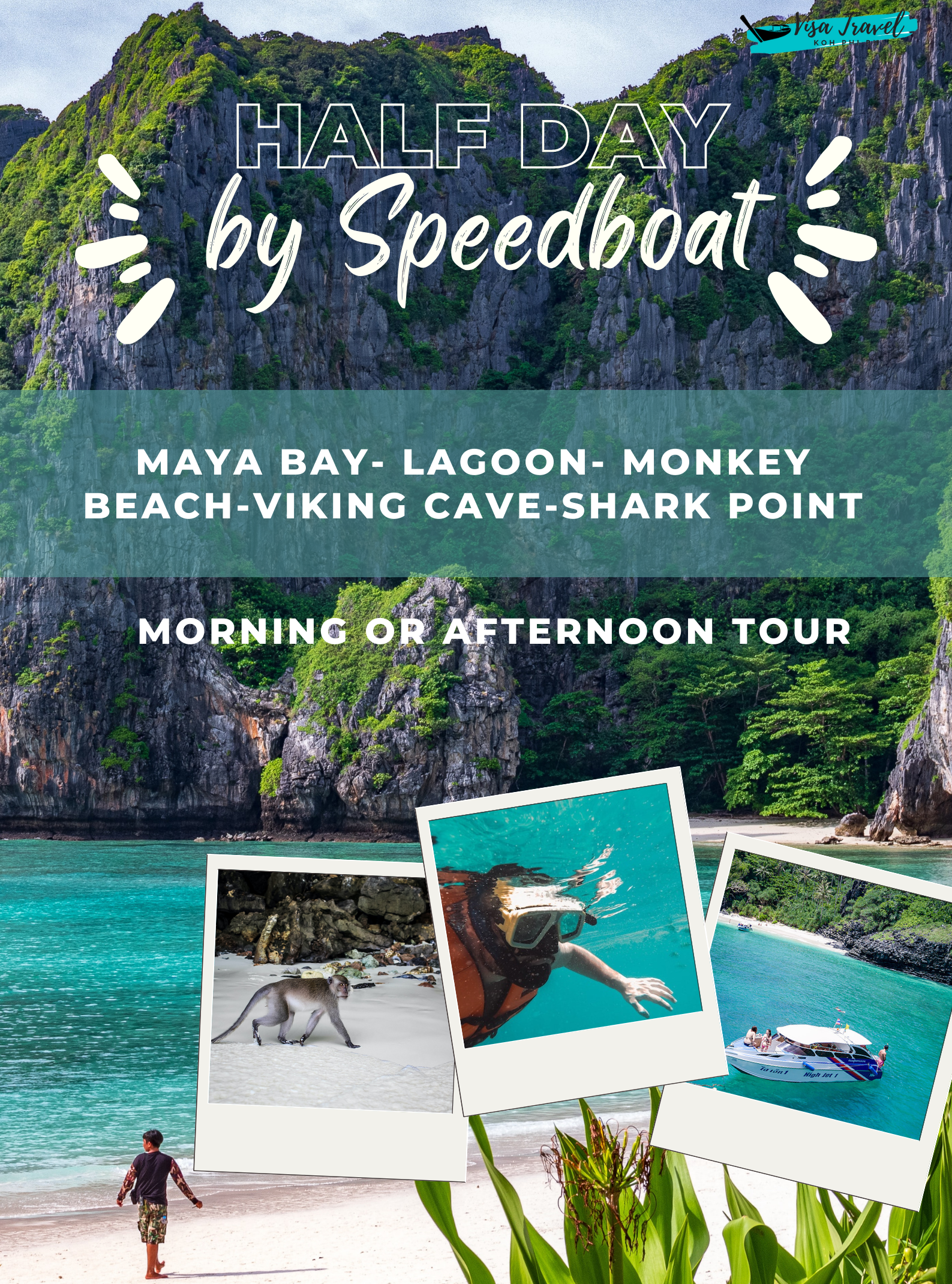 half-day-trip-speedboat-morning-tour-koh-phi-phi-THAILAND-VISATRAVEL