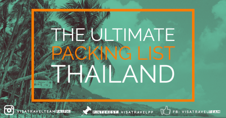 Read more about the article What to pack for Thailand