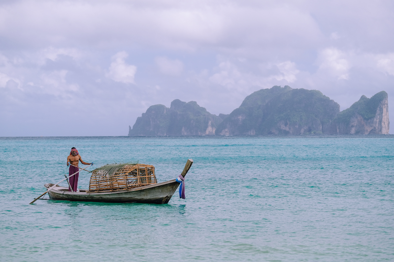 phi phi island visa travel fisher man