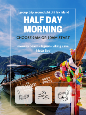 Half Day Tour by Long Tail Boat MORNING