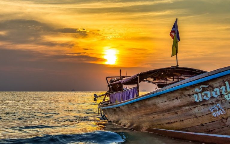 hong-island-tour-by-private-long-tail-boat-sunset