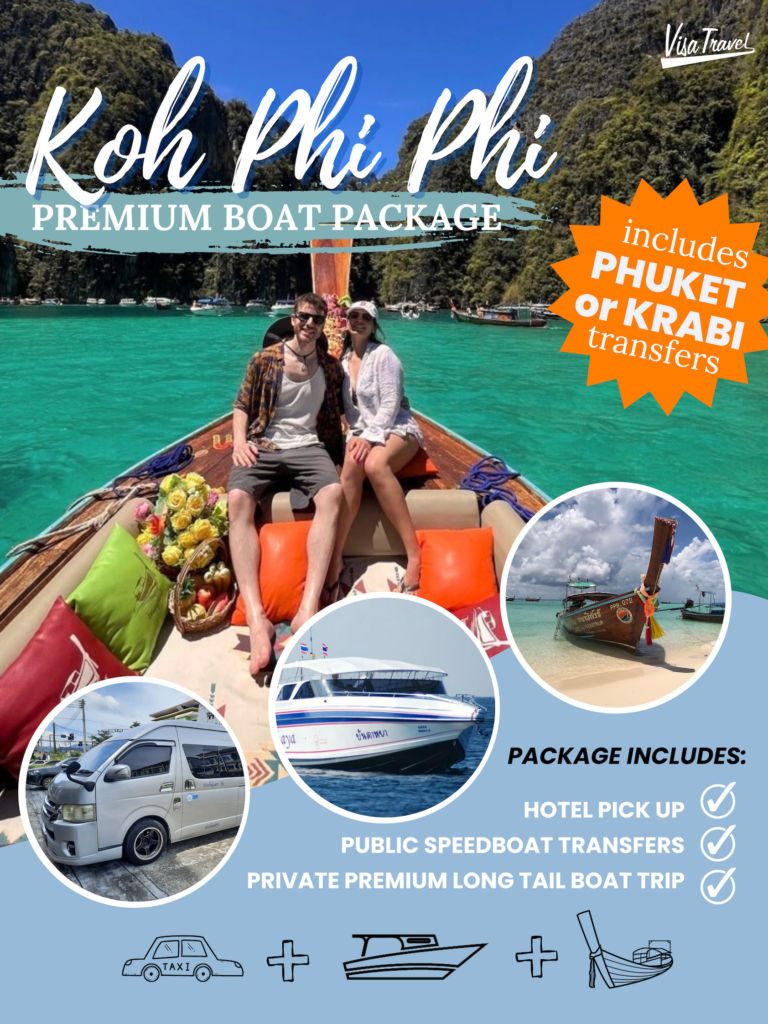 Premium Long Tail Boat in Phi Phi Island - with TRANSFER