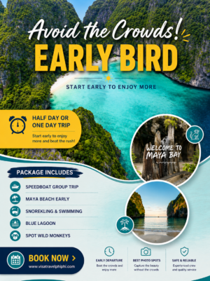 EARLY BIRD trip by Speedboat