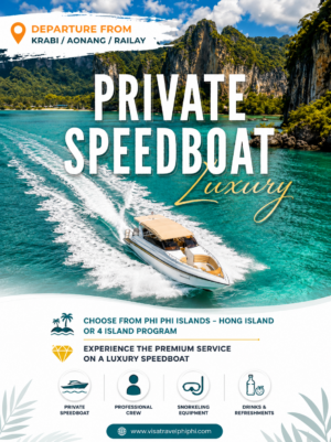 luxury-speedboat-phiphi-from-krabi-private-trip